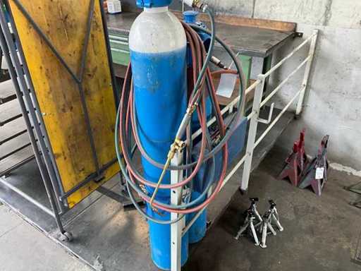 Zgłopowana maszyna do spawania tlenowo-paliwowego bez butli gazowych