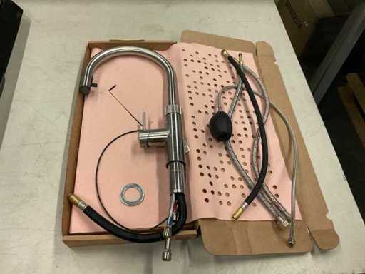 Quooker Round flex rvs 3-in-1 Kokendwaterkraan