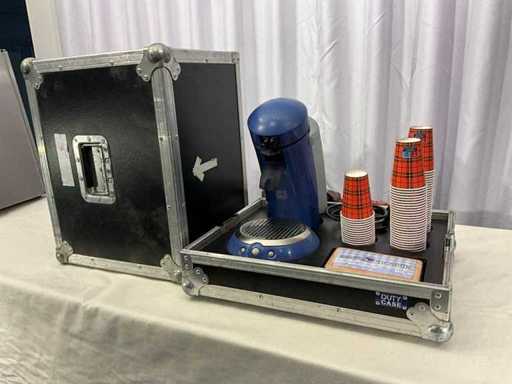 Machine à café Senseo dans une mallette de vol