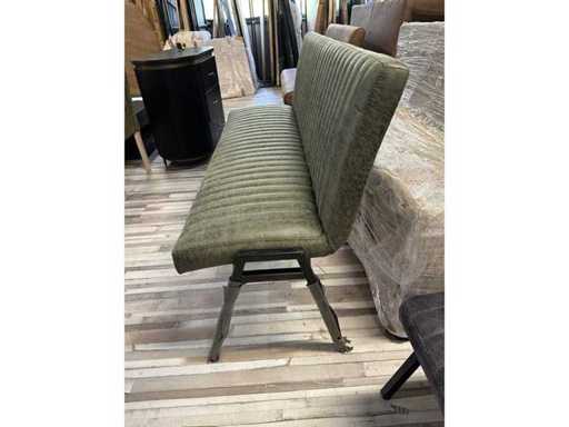 Dining BANK 150X100X55 GROEN LEDER