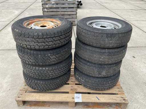 Kargomax ST-4000 Zestaw kół przyczepy (2x)