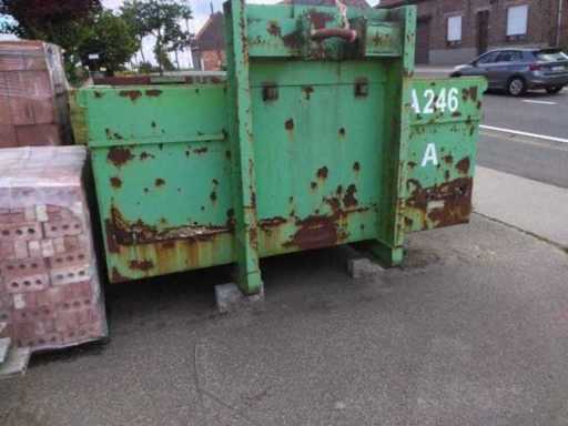 Afzet afvalcontainer 6000x2500x1100