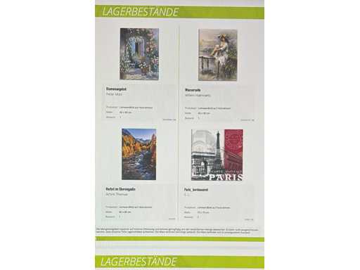 ARTLAND Stampe su tela rimanenti allungate su barella