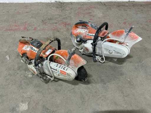 Stihl TS 410 Stone saw machine (2x)