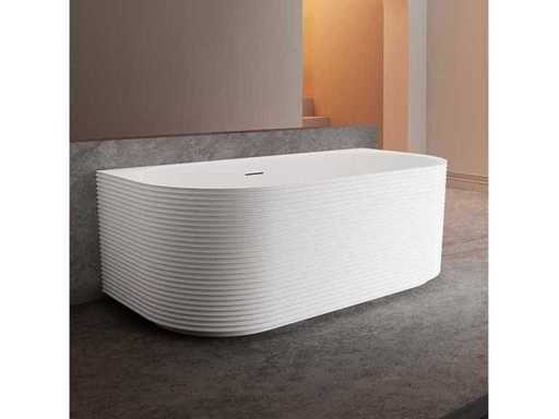 Hip bath half freestanding horizontal line 1700x800x58mm