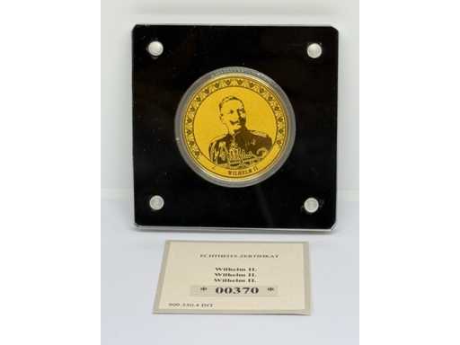 1/200 oz 999 Fijn Goud Wilhelm II