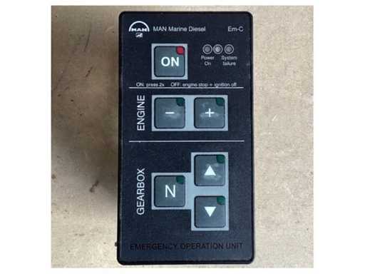 MAN emergency engine control panel - 51.27720-7035