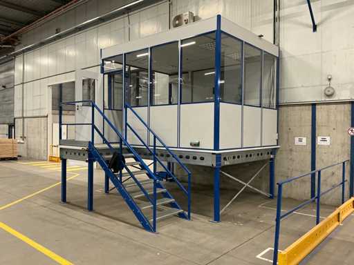 Unité de bureau démontable