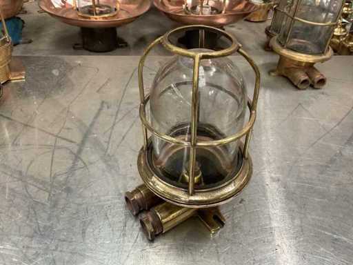 Lampe miletich vintage bleu marine (2x)