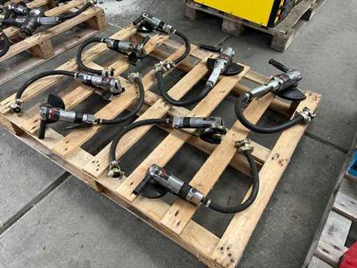 Meuleuse pneumatique à arc rouge en D (8x)