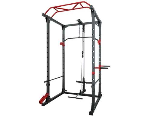 Power Cage Rack with Pulley Multi-gym