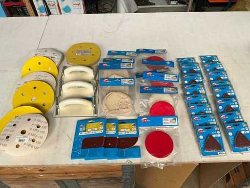 Leman Mix lot, papier de verre et accessoires