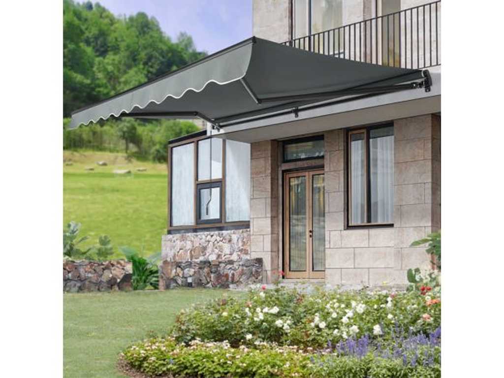 Store 250 x 200 cm - ombrage terrasse et Balcon - gris