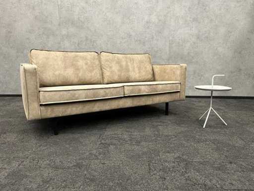 HAY - tavolino con divano in finta pelle color taupe