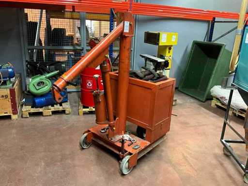 1984 Siegfried Frenzen HB 500 GK Hydraulic workshop crane
