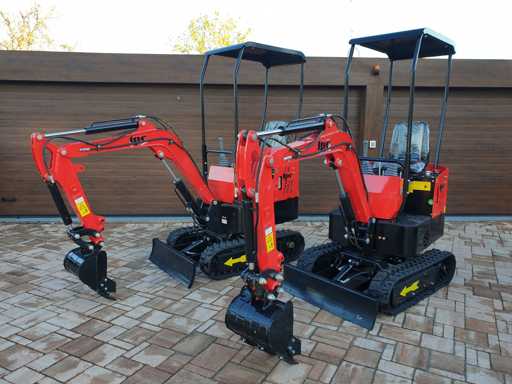 JPC HT12 Mini-Bagger-Lot (x2)