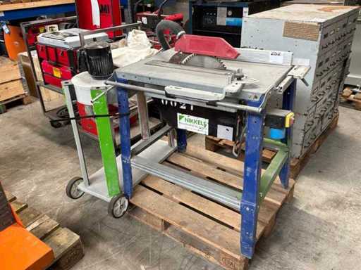 Masă de fierăstrău și extractor de filtru