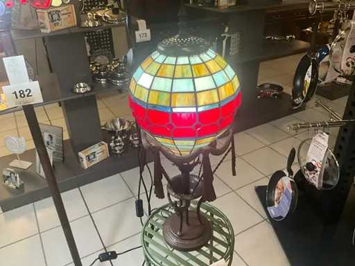 TIFFANY Tafellamp opstijgende luchtballon