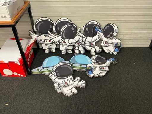 Art mural Spacemen