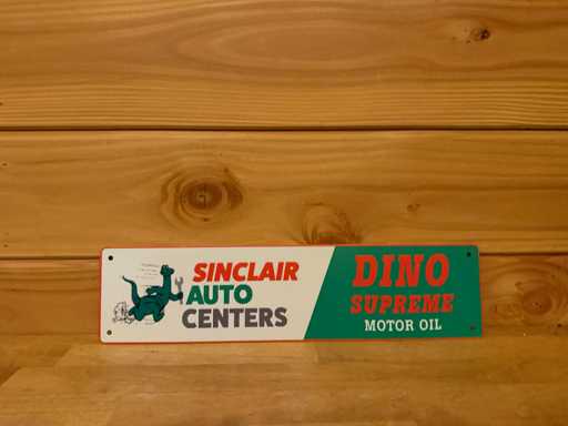 Metal advertising sign 40x10cm