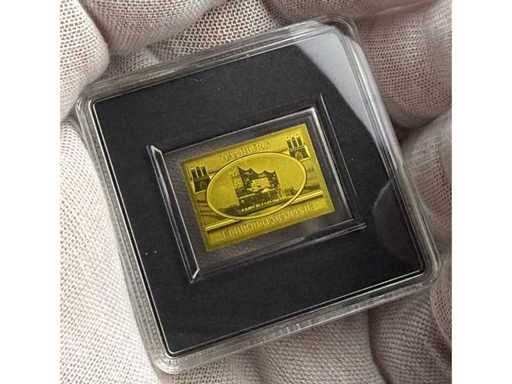 1/500 ounce Gold Bar Elbphilharmonie Hamburg Fine Gold 999 Gold Bar Gratis EU verzending