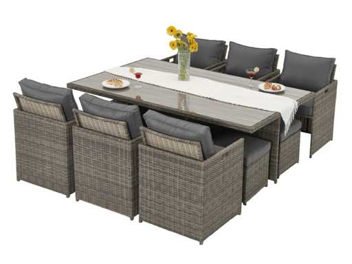 Garden set - VONATO - 0 - 11-piece