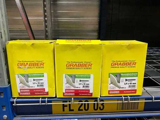 Grabber Gypsum-Faserplattenschraube 3,9x45mm (3000x)