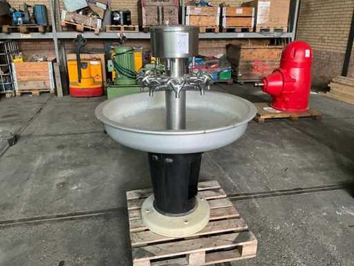 Waschbecken aus Edelstahl