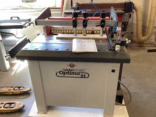 Máquina de perforación Ganner Gannomat Optima 21 510 Broca Construida en 2001 con taladros de reemplazo 