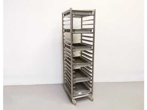 PROFFIL - Acciaio - Carrello di stoccaggio