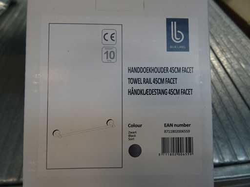 Blaues Etikett – Handtuchhalter 45 cm (9x)