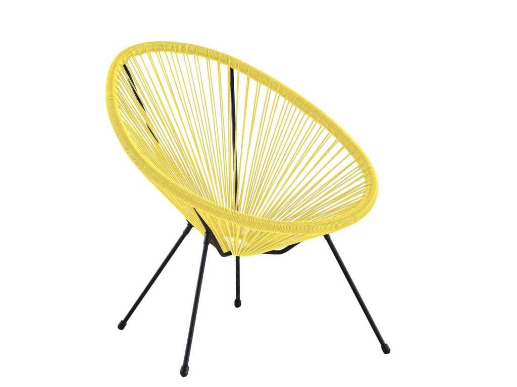 Gelber Loungesessel