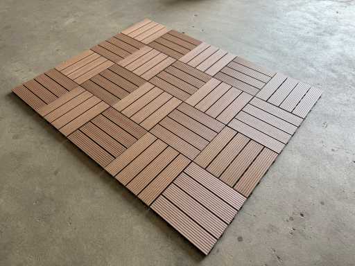 Carrelage de sol composite (10 m2)