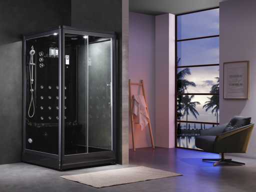 Mawialux cabin? cu aburi pentru 2 persoane - Lonzo - Negru