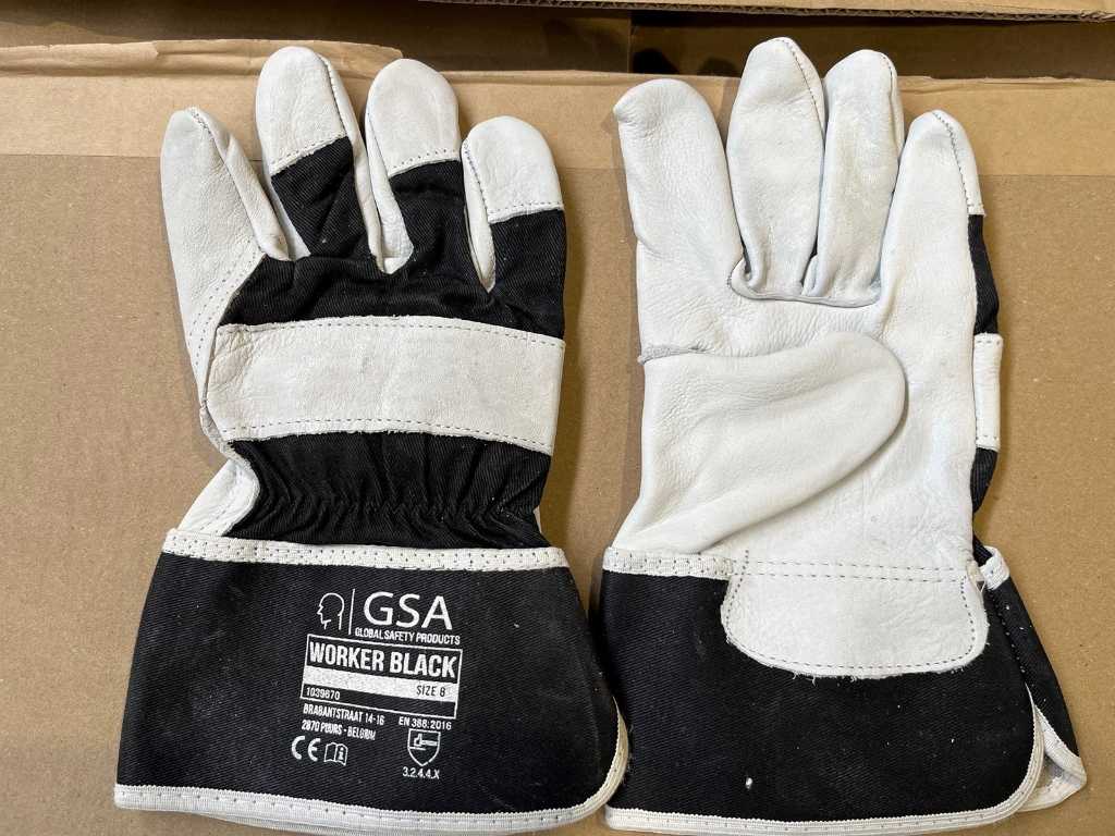 GSA - work gloves - leather size 8 (140x)