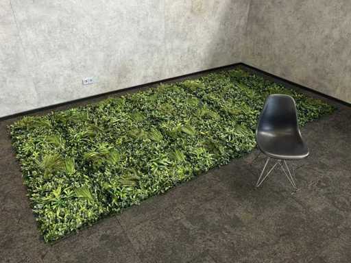 Décoration murale de 8 m2 plante artificielle « forêt » inutilisée