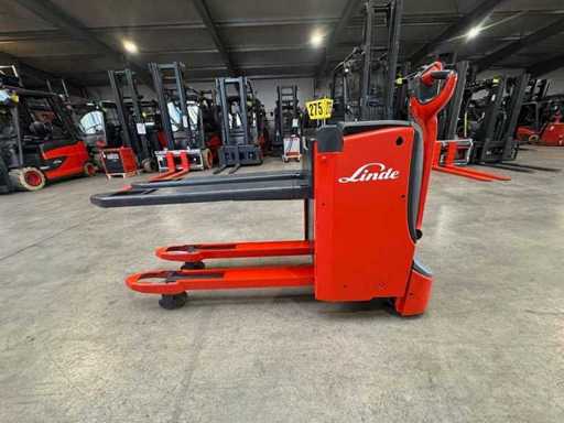 2011 Linde T16L 1,600kg palletwagen mierenstacker Eerste slag 231 uur