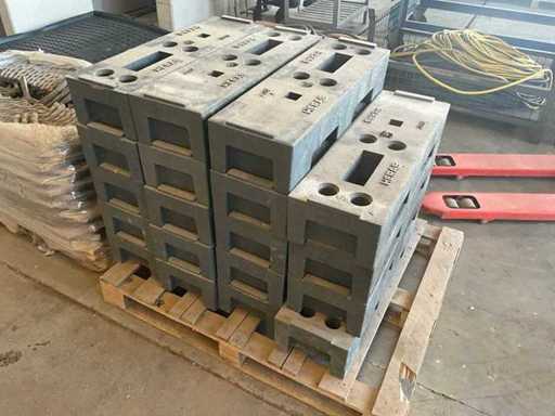 Blocuri de plastic pentru Gard de construcții (19x)