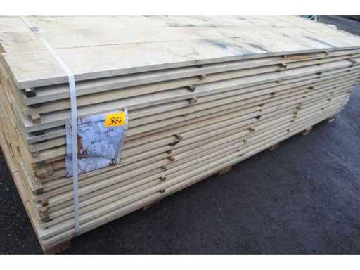 1,48 m³ Eiken planken 22mm