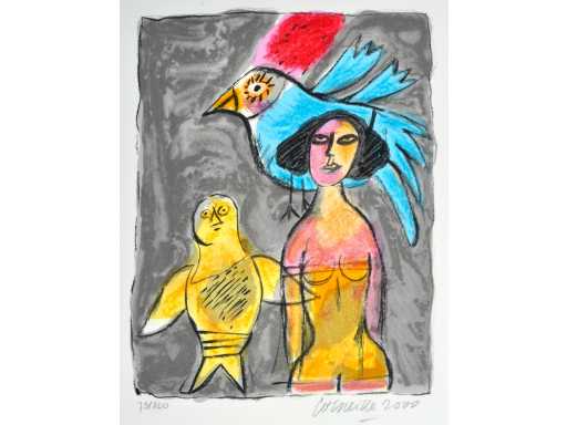 Guillaume Corneille - zeefdruk