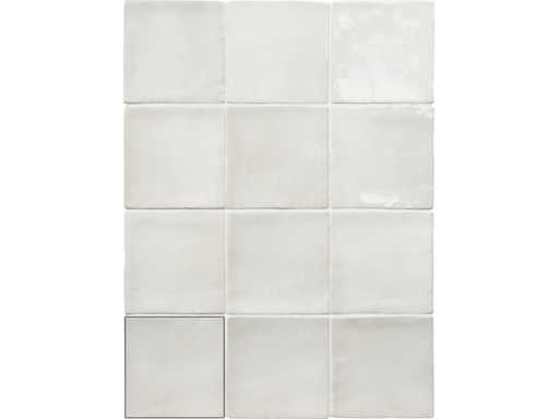 Ape Seville Snow Glans Wandtegel 10x10 cm 30 m²