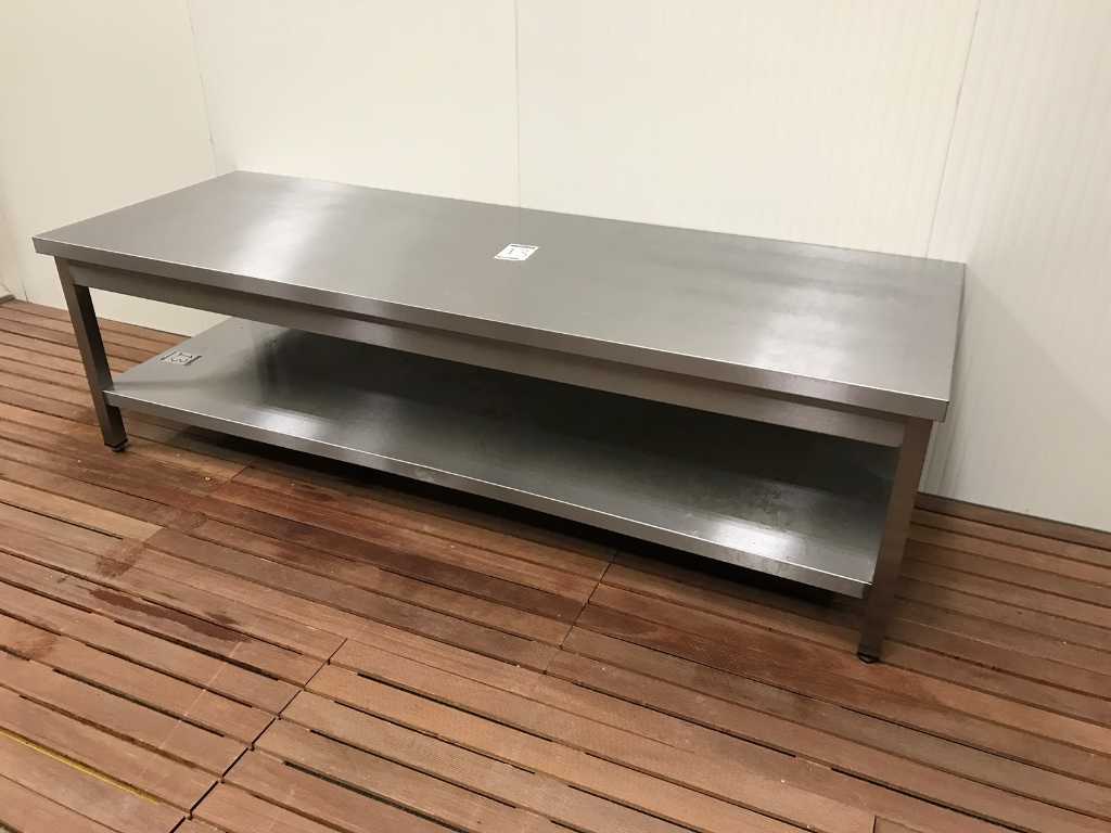 Stainless steel work table