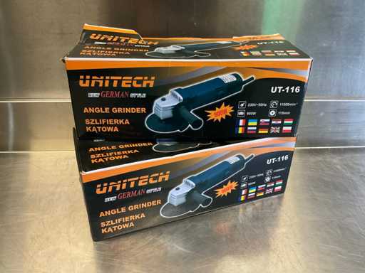 Unitech Meuleuse d’angle (2x)