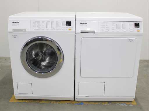 Miele W 3833 SoftCare System Waschmaschine & Miele T 8433 C SoftCare System Trockner