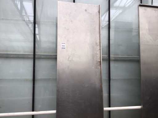 Stainless steel worktop