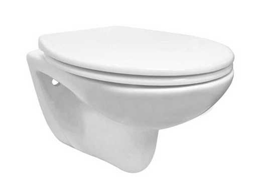 WB - Neptune 2.0 - Wall closet Rimless with toilet seat