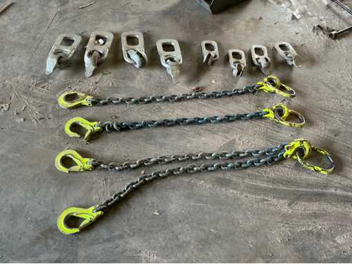 Lot de chaînes lourdes et de crochets à rotule Autre matériel d’entrepreneur