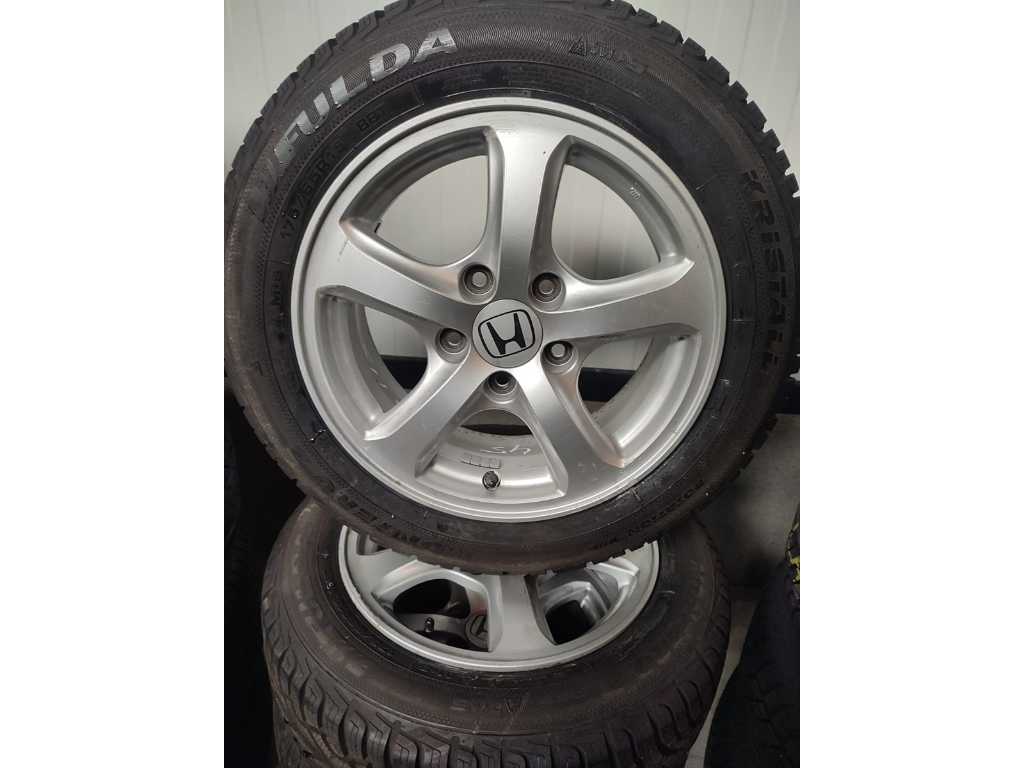 15 inch rims 5x115 ET45 winter tyres 175/65/15 88T