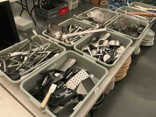 Lot of kitchen equipment