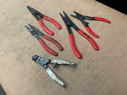 Różne szczypce (5x)